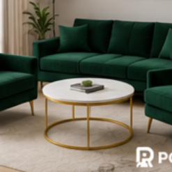 Modern Velvet Sofa Set