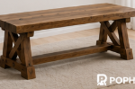 Rustic Farmhouse Dining Bench