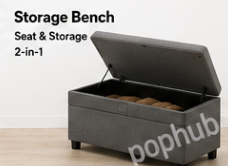 Storage Ottoman Bench