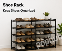 Multi-Tier Shoe Rack